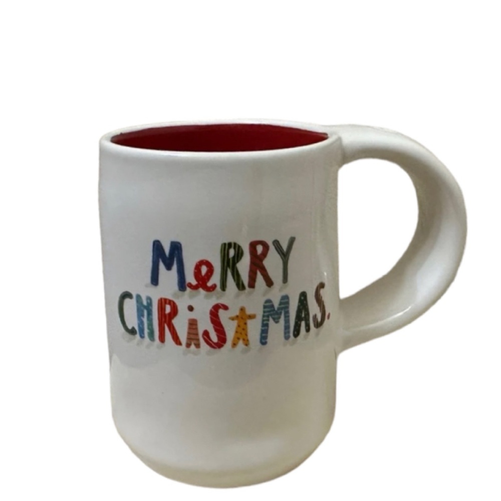 NEW Rae Dunn Watercolor Merry Christmas Mug